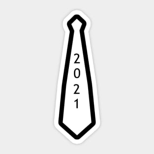 2021 tie Funny new year gift tie hello 21,happy new year,new year,new years eve,nye 2021,hello 2021 hello 21,hello 2021,bring on 2021,year of ox,never talk about 2020,for new year,2021 Sticker